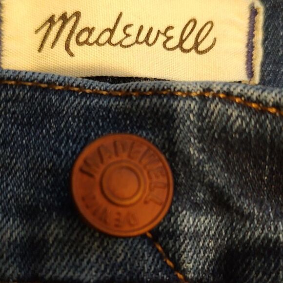 Madewell 10" Roadtripper Denim Jeans Size 28T - Picture 5 of 10